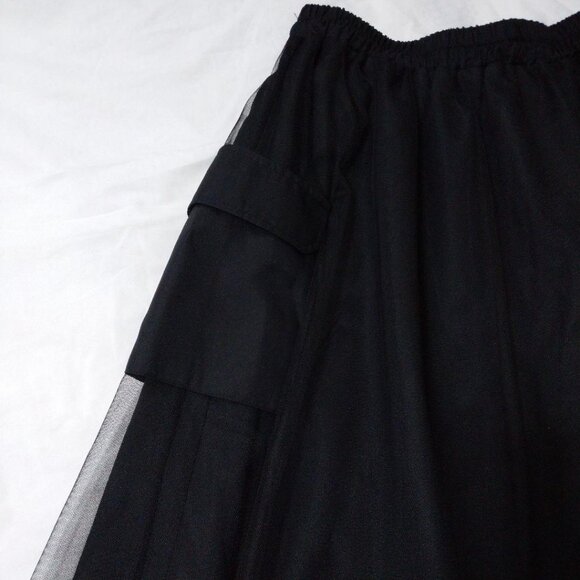 Desrup Long Tulle Skirt Black - Picture 2 of 6